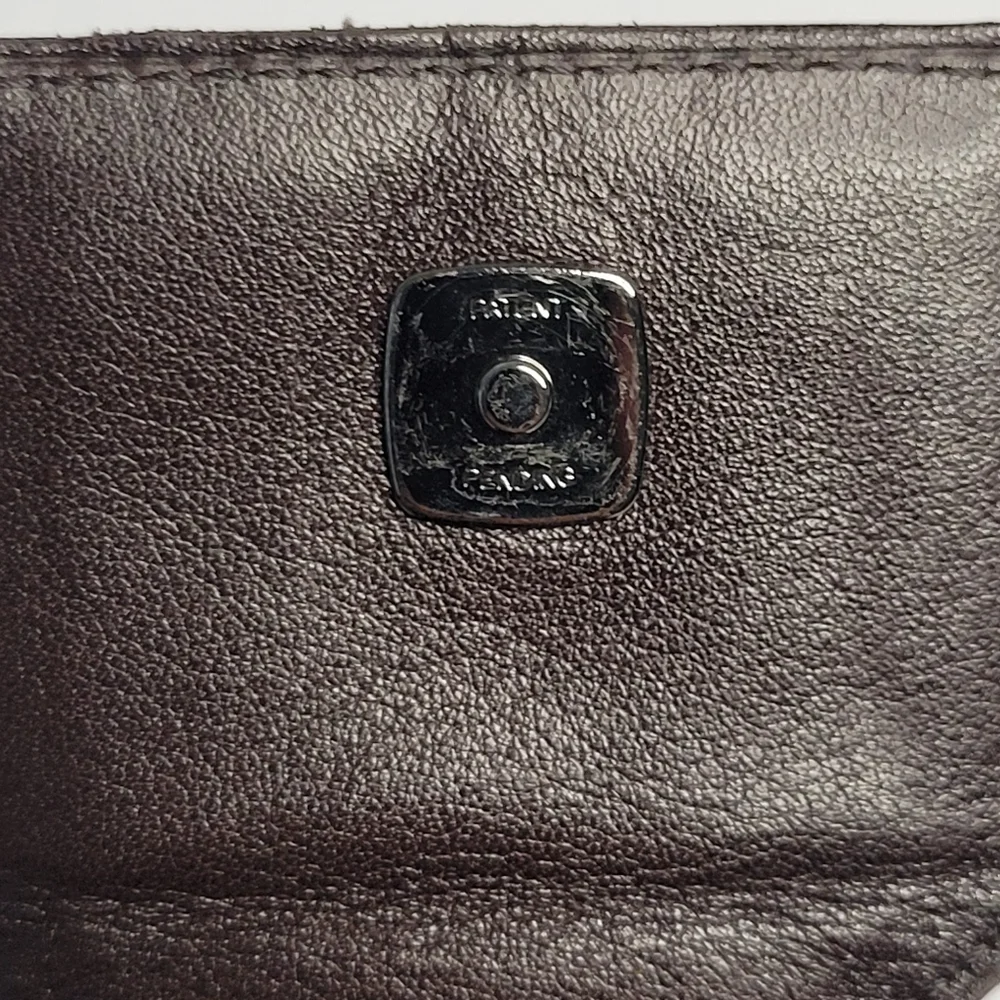 Tumi Brown Leather Phone Case